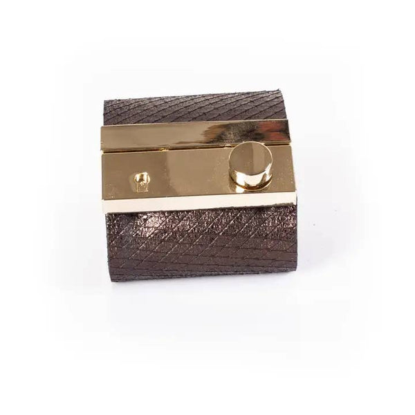 Glam Metallic Bronze Cuff
