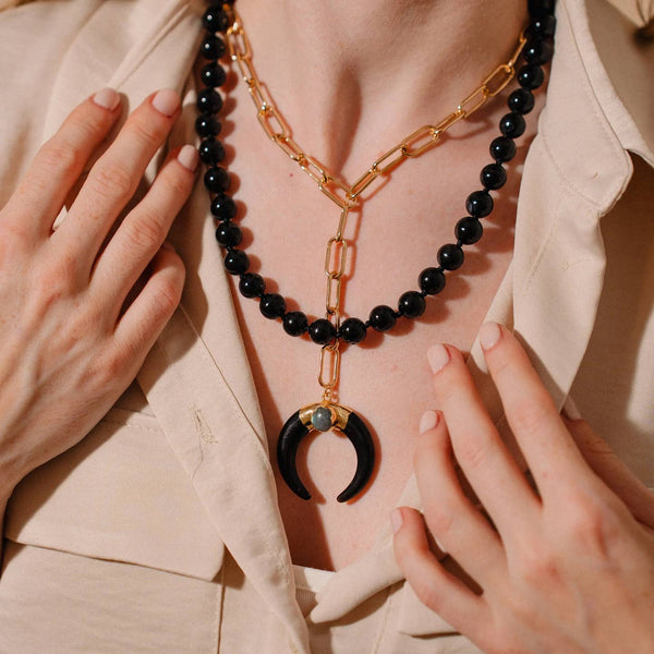 Black Obsidian Necklace