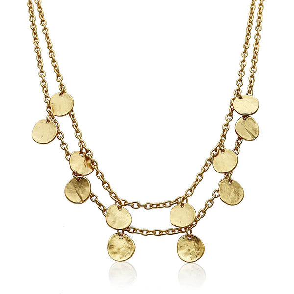 Layered Coin Necklace
