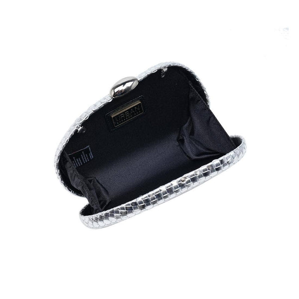 King Evening Bag - Silver