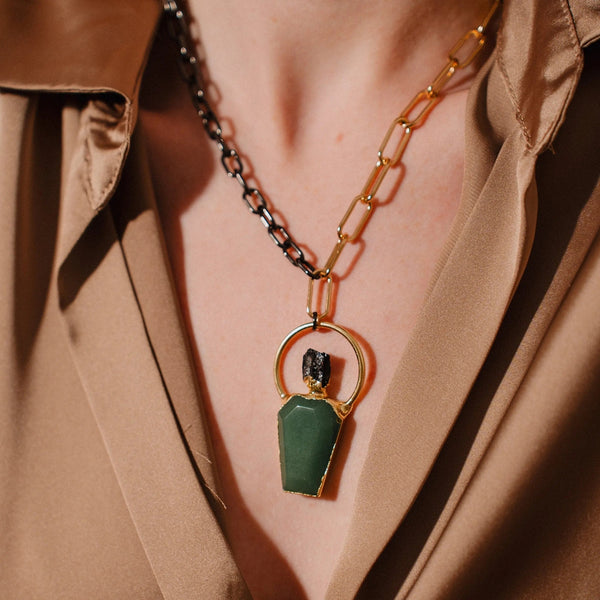 Stone Bottle Necklace
