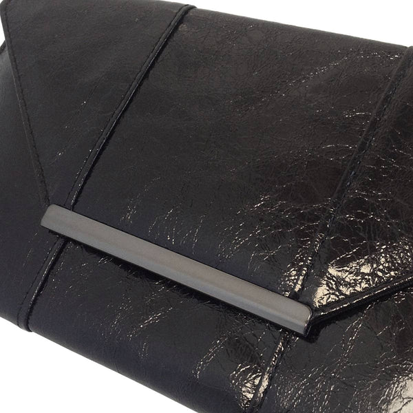 Crushed Metallic Evening Clutch - Statements Boutique