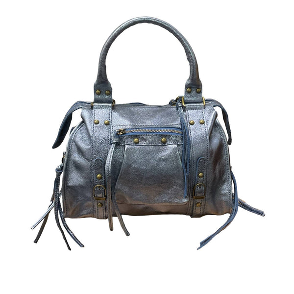 Capucine Iridescent Leather Handbag