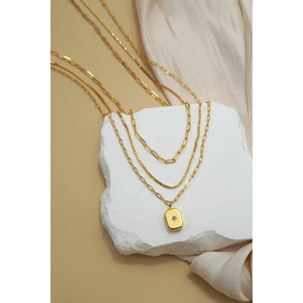 North Star Layered Necklace