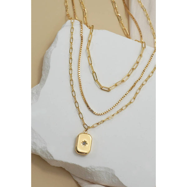 North Star Layered Necklace