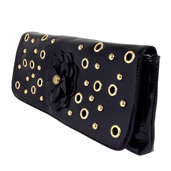 Faux Leather Cross Body Flower Bag - Statements Boutique