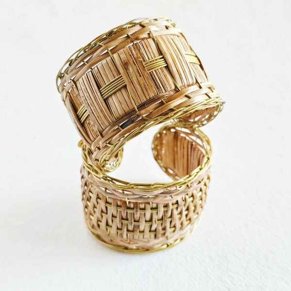 Rattan Straw Cane Bangle