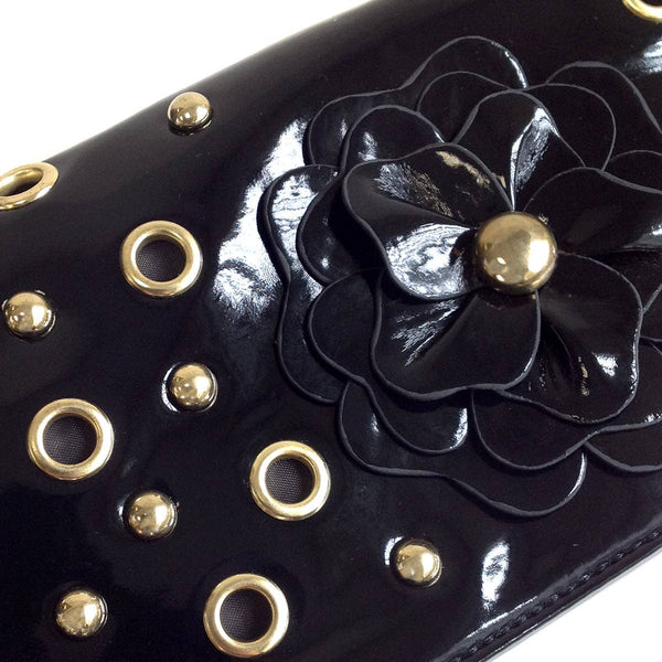 Faux Leather Cross Body Flower Bag - Statements Boutique