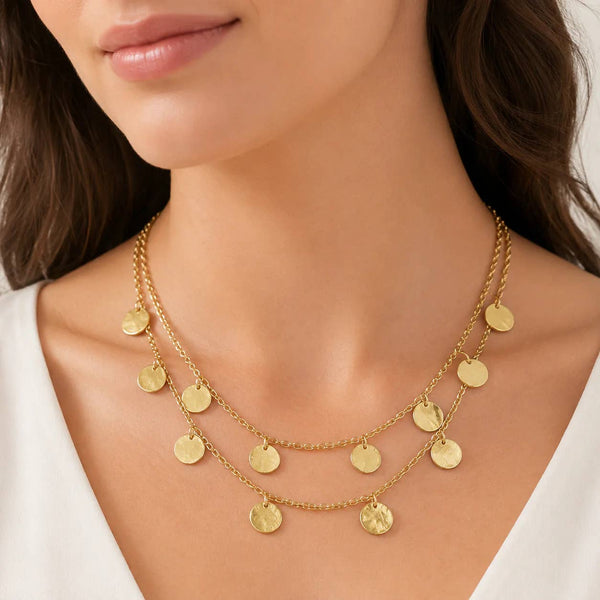 Layered Coin Necklace