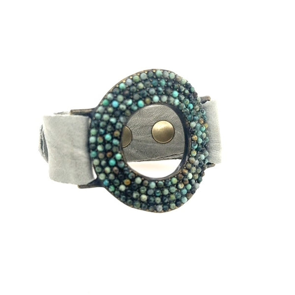 Doughnut Leather Bracelet