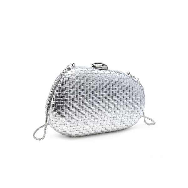 King Evening Bag - Silver