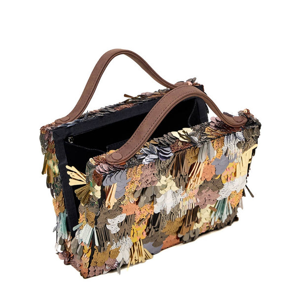 It's A Party Briefcase Bag - Handmade
