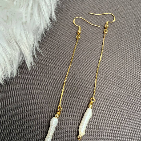 The Pearl Whisper Earrings