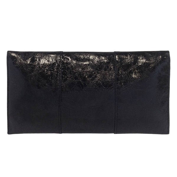 Crushed Metallic Evening Clutch - Statements Boutique