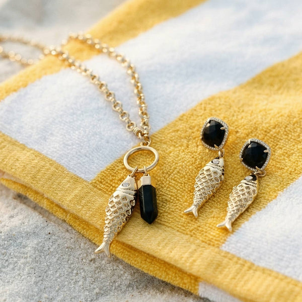 Steady Seas - Necklace & Earring Set