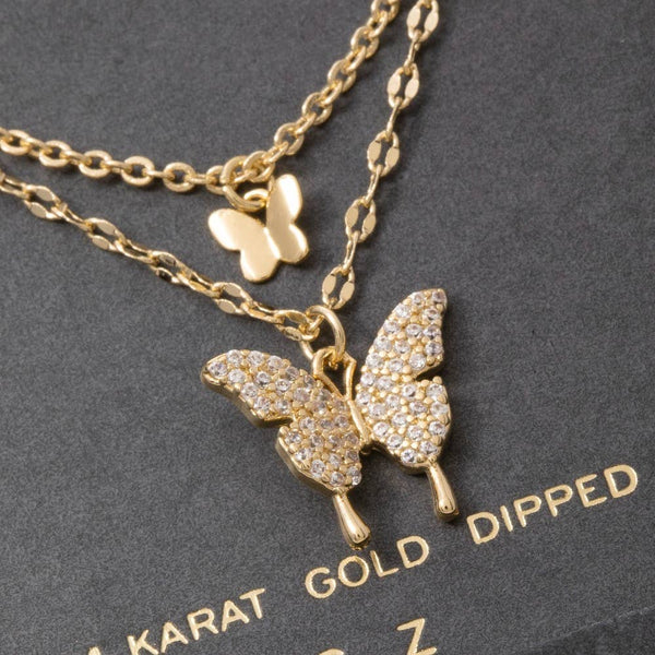 Butterfly Layered Necklace