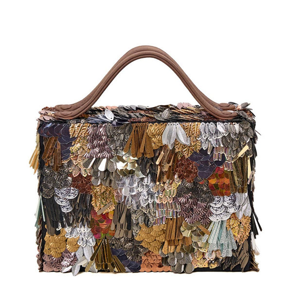 It's A Party Briefcase Bag - Handmade