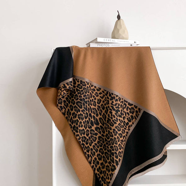 Brown / Black Angled Reversible Wrap