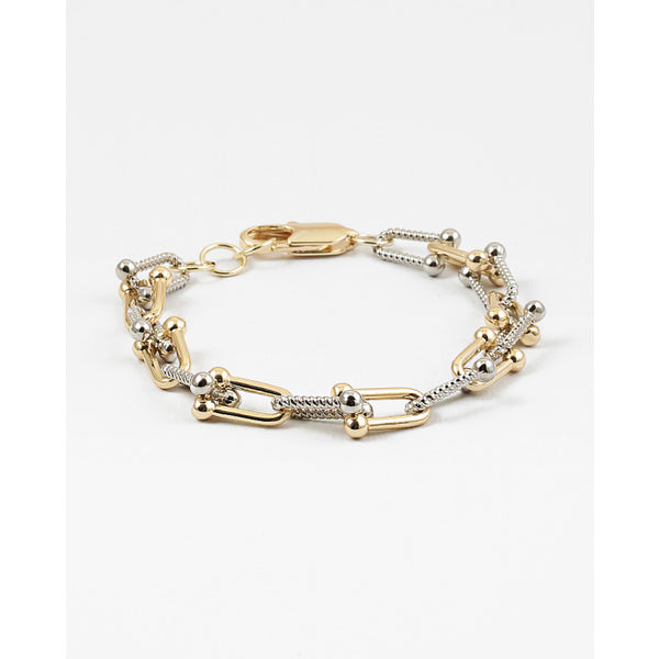 Gold & Silver Link Bracelet