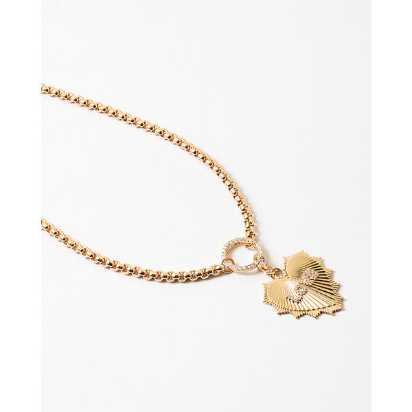 Vintage Gold Heart Necklace