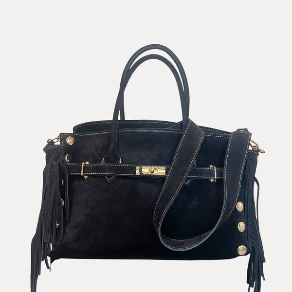Astoria Fringe Suede Bag