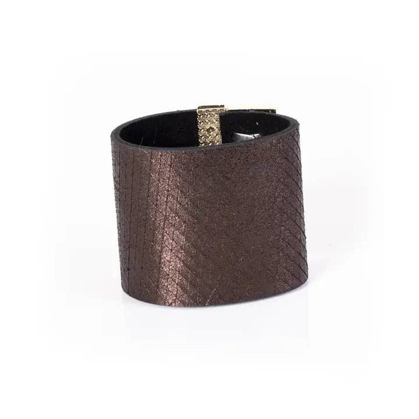 Glam Metallic Bronze Cuff