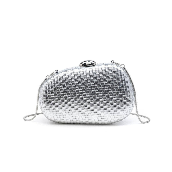 King Evening Bag - Silver