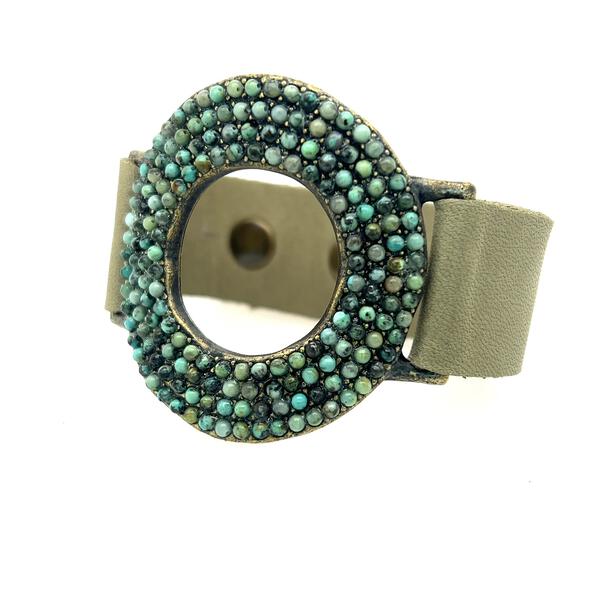 Doughnut Leather Bracelet