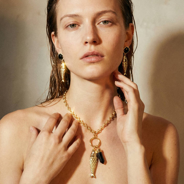 Steady Seas - Necklace & Earring Set