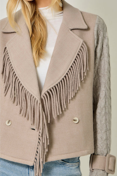 Mixed Media Moto Jacket