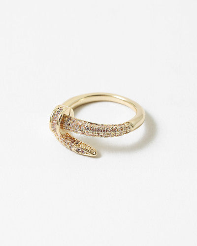 Gold Nail Ring
